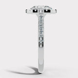"Veronica" 1.75 Carat Oval Cut Diamond Matching Bridal Set Engagement Ring HEERA DIAMONDS
