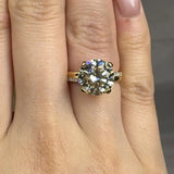 "Vezara" 3.65 Carat Round Cut Natural Diamond Shoulder Engagement Ring RAM1259R HEERA DIAMONDS