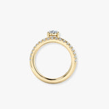 "Windsor" 1.51 Carat Oval Cut Diamond Shoulder Matching Set Engagement Ring DSOC13