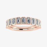 "Zaria" 0.85 Carat Diamond Half Eternity Ring ET102