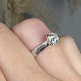 "Zivelle" 0.8 Carat Round Cut Solitaire Natural Diamond Engagement Ring HM888 HEERA DIAMONDS