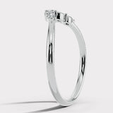 "Zoey" Dainty Round, Pear and Oval 0.30ct Diamond Shaped Eternity Band ET49