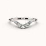 "Zoey" Dainty Round, Pear and Oval 0.30ct Diamond Shaped Eternity Ring ET49
