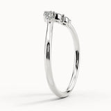 "Zoey" Dainty Round, Pear and Oval 0.30ct Diamond Shaped Eternity Ring ET49