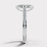 "Zora" 1 Carat Marquise Cut Diamond Grain Set Diamond Engagement Ring DSMC03