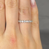 "Zorenix" 0.56 Carat Round Cut Natural Diamond Half Eternity Rings MDR4528 HEERA DIAMONDS