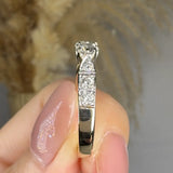 "Zorielle" 1 Carat Lab Grown Diamond Eternity Rings RAM439R
