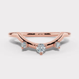 "Zyna" Centre Dip 0.20ct Diamond Eternity Ring ET12