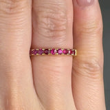 "Zyvara" Pink 2 Carat Natural Diamond Half Eternity Ring HR204 HEERA DIAMONDS