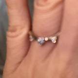 "Zyna" Centre Dip 0.20ct Diamond Eternity Ring ET12