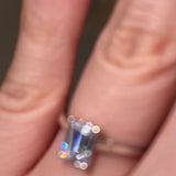 "Daphne" 1 Carat Solitaire Emerald Cut Diamond Engagement Ring SSEC07