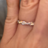 "Amara" Twist Micro Set 0.20ct Diamond Eternity Ring ET69