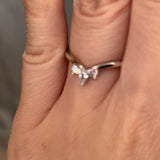 "Leith" Dainty Floral 0.20ct Diamond Shaped Eternity Band ET48