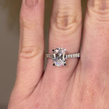 "Raya" Oval Diamond 1 Carat Scallop Set Diamond Band DSOC02