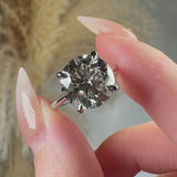 "Avenyx" 5.05 Carat Round Cut Solitaire Lab Grown Diamond Engagement Ring HLR642
