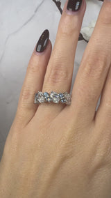 "Zizy" 2 Carat Yellow Gold Eternity Ring