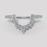"Avi" V Shape 0.44ct Diamond Eternity Ring ET55