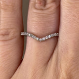 "Kira" Pave U Shape Eternity 0.30ct Diamond Ring ET25