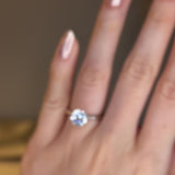 "Lula" 1 carat Round Brilliant Solitaire Diamond Engagement Ring SSRB40