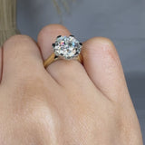 "Ormelle" 3 Carat Round Cut Solitaire Lab Grown Diamond Engagement Ring HLR483