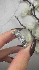 "Zizy" 2 Carat Yellow Gold Eternity Ring
