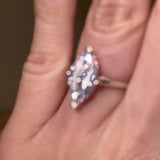 "Eden" 1 Carat Solitaire Marquise Cut Diamond Engagement Ring SSMC04